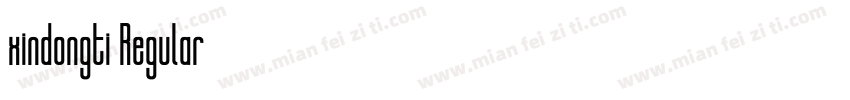 xindongti Regular字体转换